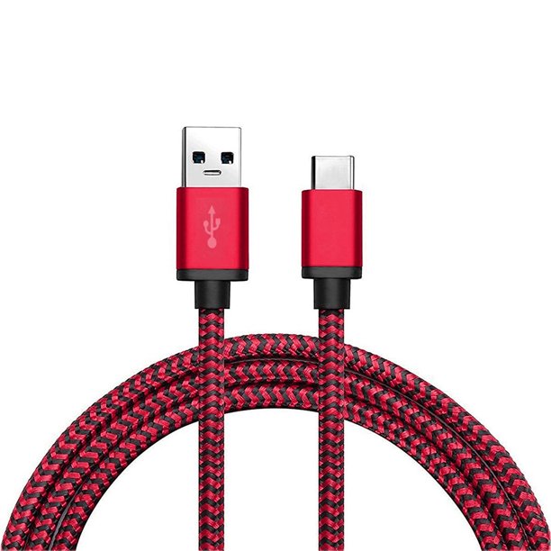 EEEkit 3/1pcs 6ft USB 3.1 Type C Charging Data Sync Cable Charger Cord Fit for Samsung Galaxy S10 S10E S10 Plus S9 S8 S8 Plus Note 10 9 8, LG G7 G6 V40 V35, Nexus 5X 6P